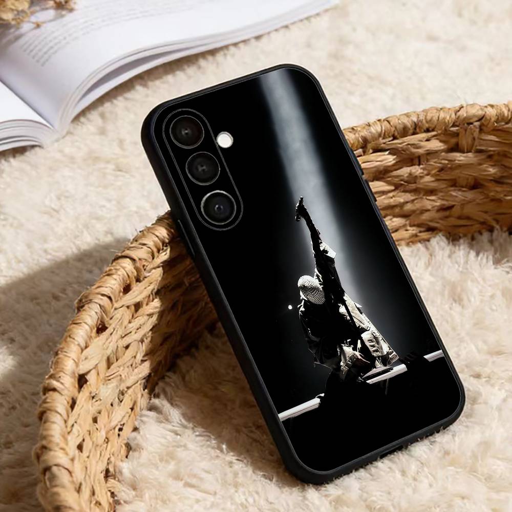 Чехол для телефона Singer Rapper K-kanye для Samsung Galaxy A13,21s,22,31,32,52,53,71,72,73, Мягкий черный чехол