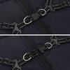 Dog Raincoat with Integrated Harness Waterproof & Reflective Navy Blue Size L44