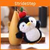 Fruit Dress Penguin Up Plush Toy Cartoon Keychain Backpack Pendant Gift Holiday