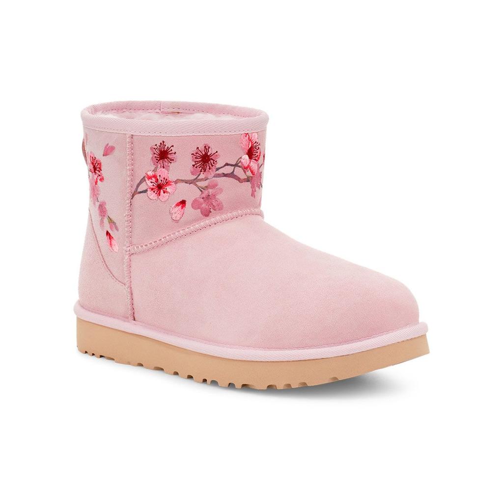 UGG Классические мини-сапоги Blossom с флисовой подкладкой, женские сапоги Shell-Pink 1117317-SLPN