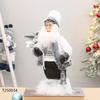 Santa Clause Ornament 12Inch High Santa Figure Christmas Decoration For Mantles Shelf Desktop Display Indoor and Outdoor