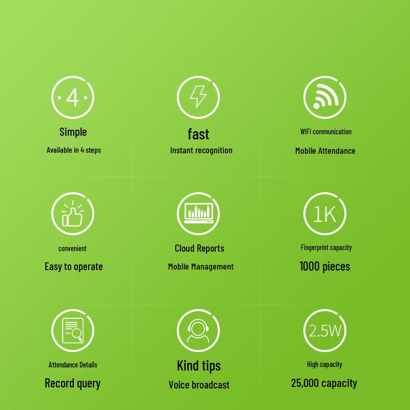 ZKTeco WX108 Smart Attendance Machine