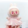 For 17cm Labubu Doll Clothes Fashion Clothes Hoodies Doll Clothes Color Match Hoodies Dolls Accessories Cute Decoration Little Cloths