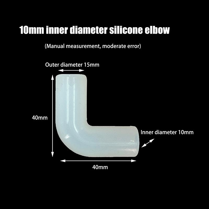 5 шт. Силиконовый колено гибкий ремонтный соединитель жесткая труба мягкий соединитель эластичный прямой угол резиновая муфта труба ирригация сад