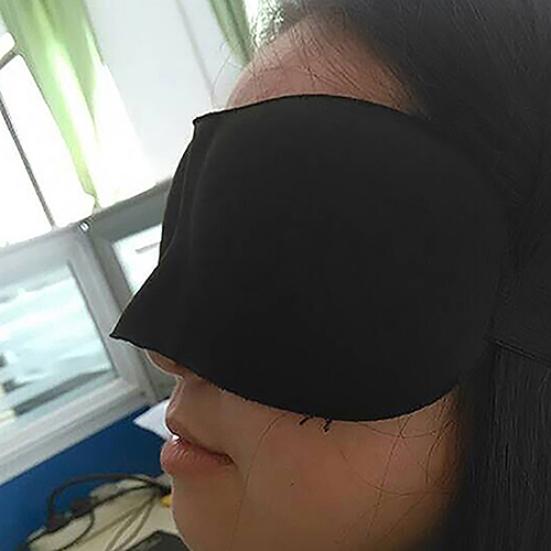 Дорожная маска для глаз для сна 3D с наполнителем из пены с эффектом памяти и набивкой для сна с завязанными глазами
