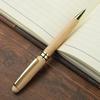 Wood Ballpoint Pen Set With Pencil Case Ergonomic Grip Wood Signing Pen with Metal Pen Clip For Professional Collectors