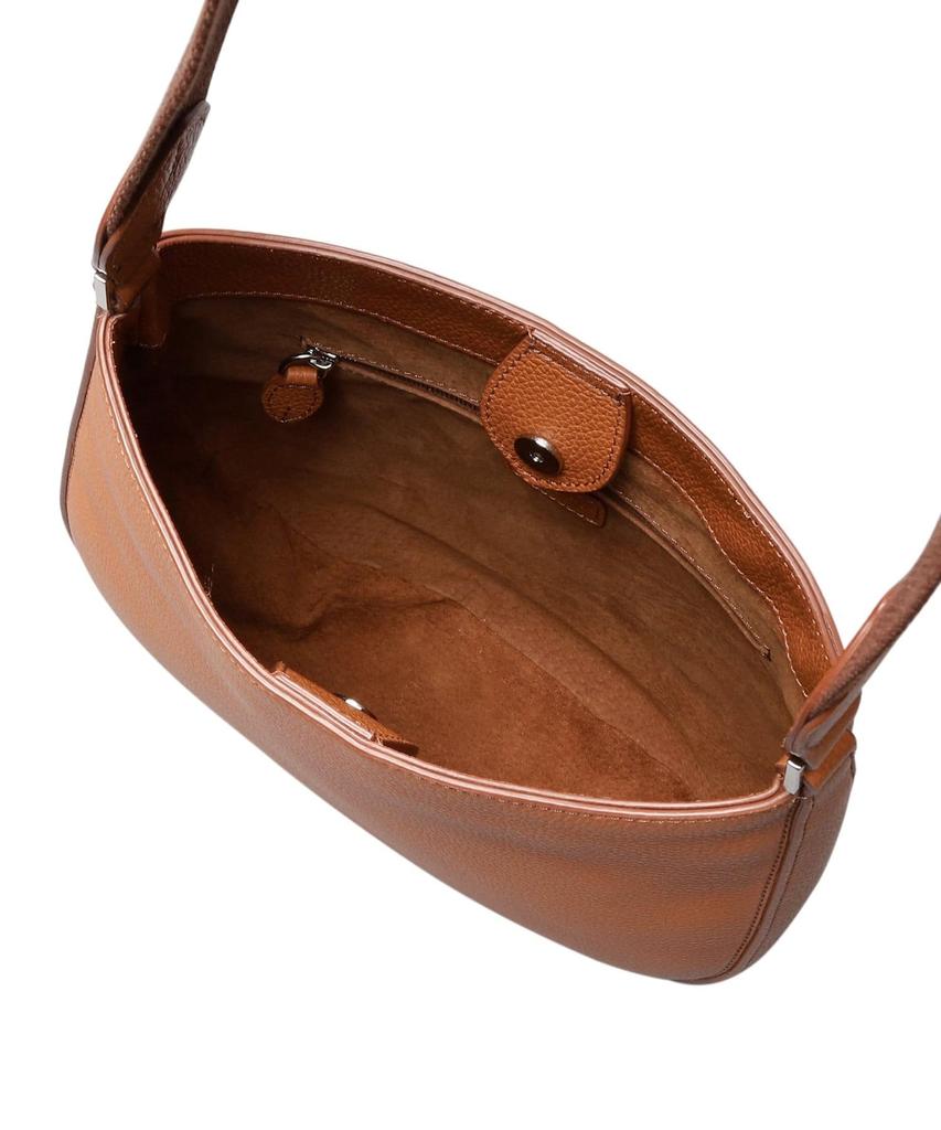 Shoulder Bag Leather Shoulder Bag S 2WAY Genuine Leather P2535440 Shade 01 Than [Hirofu] [Cuore] Women's (215) (Less B5)