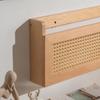 Wall-Mounted Wooden Router & Modem Storage Box: Power Strip Organizer & Socket Cover