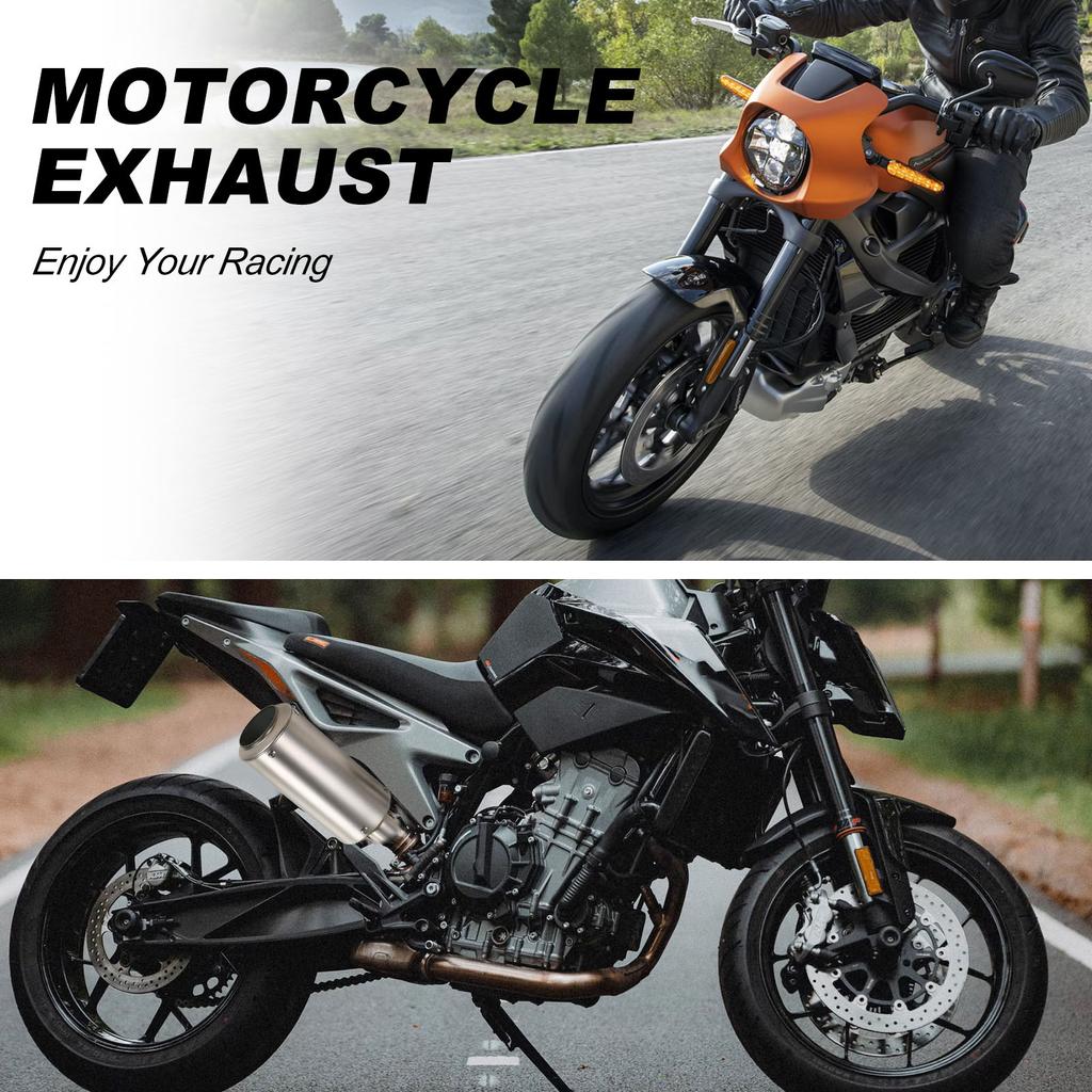 38-51 мм универсальный мотоцикл выхлопной трубы хвост ремонт глушитель подходит для мотоциклов ATV