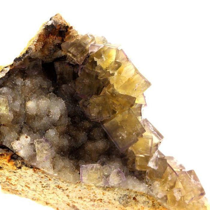 Pierres et Minéraux. Fluorite. 1173.5 ct. Valzergues, Aveyron, Occitanie, France..