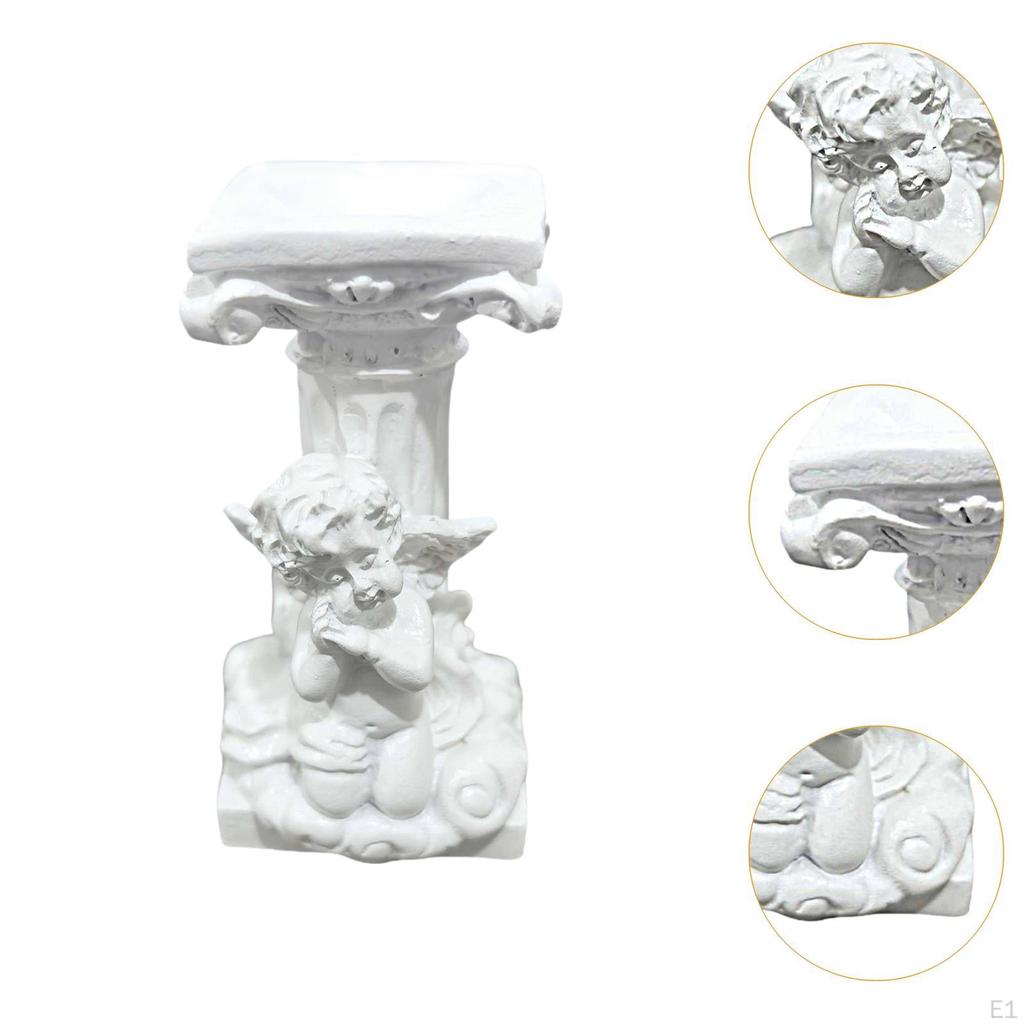 Angel Garden Statue Lawn Ornament Resin Tabletop Friend Gift Yard Art Decor Outdoor