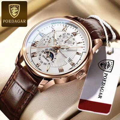 Новые роскошные мужские часы высшего бренда, водонепроницаемые мужские кварцевые часы