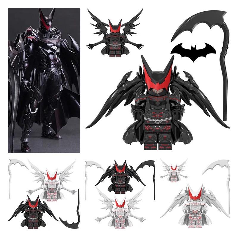 Hellbat Batman Superhero Building Blocks 4.5cm Height, Abs Plastic Material, Teenagers' Collectible Toy