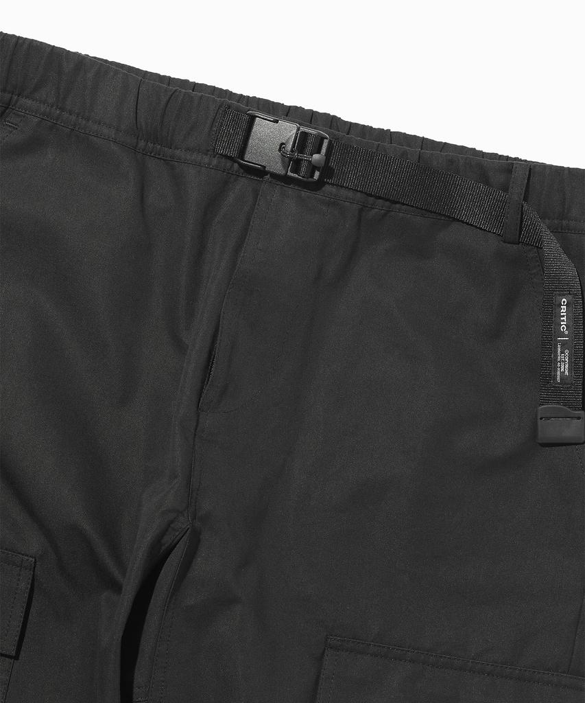 CRITIC Front Cargo Pocket Pants Black