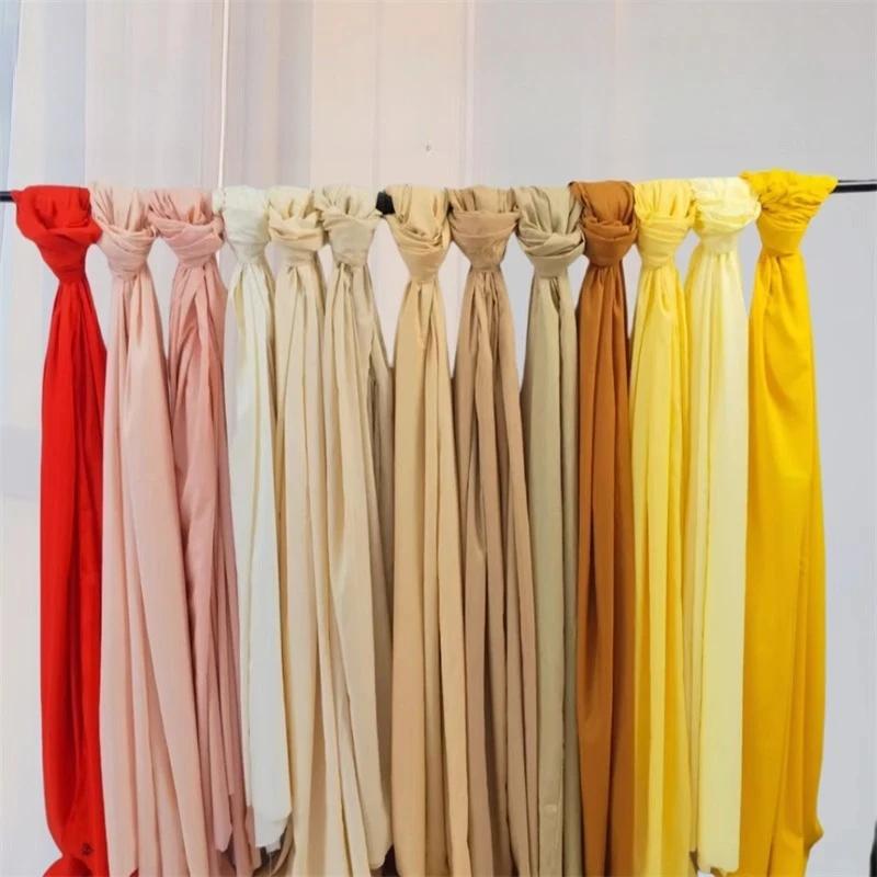 Однотонная красная бордовая ржавая шифоновая ткань драпировка жоржет для платья юбки рубашки украшения платья ручная работа DIY материал для одежды