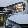 Наклейки-реснички на фары, накладки, аксессуары, обвес для VW GOLF 7 7.5 VII MK7 MK7.5 GTI R GTE GTD 2013-2020
