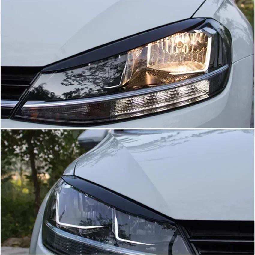 Наклейки-реснички на фары, накладки, аксессуары, обвес для VW GOLF 7 7.5 VII MK7 MK7.5 GTI R GTE GTD 2013-2020