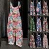 Women's Jumpsuit Halloween Print  Casual Loose Vintage Shoulder Strap Cotton Linen