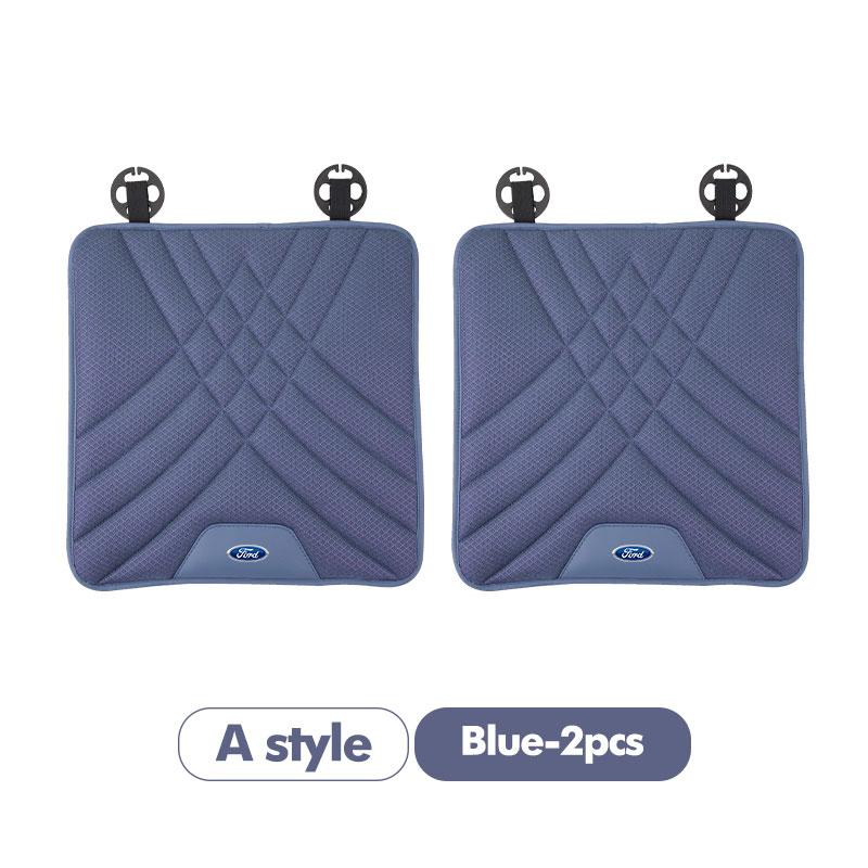 For Ford Car Styling Seats Cushion Ice Silk Elevating Pad Increase Cushion Focus mk2 mk3 mk4 Fiesta Ranger Mondeo S-MAX Kuga