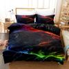 3D Geometric Bedding Set Abstract 2025 Cool Blue Black Home Textiles Single Twin Queen King Size Bedding Sets Home Decor