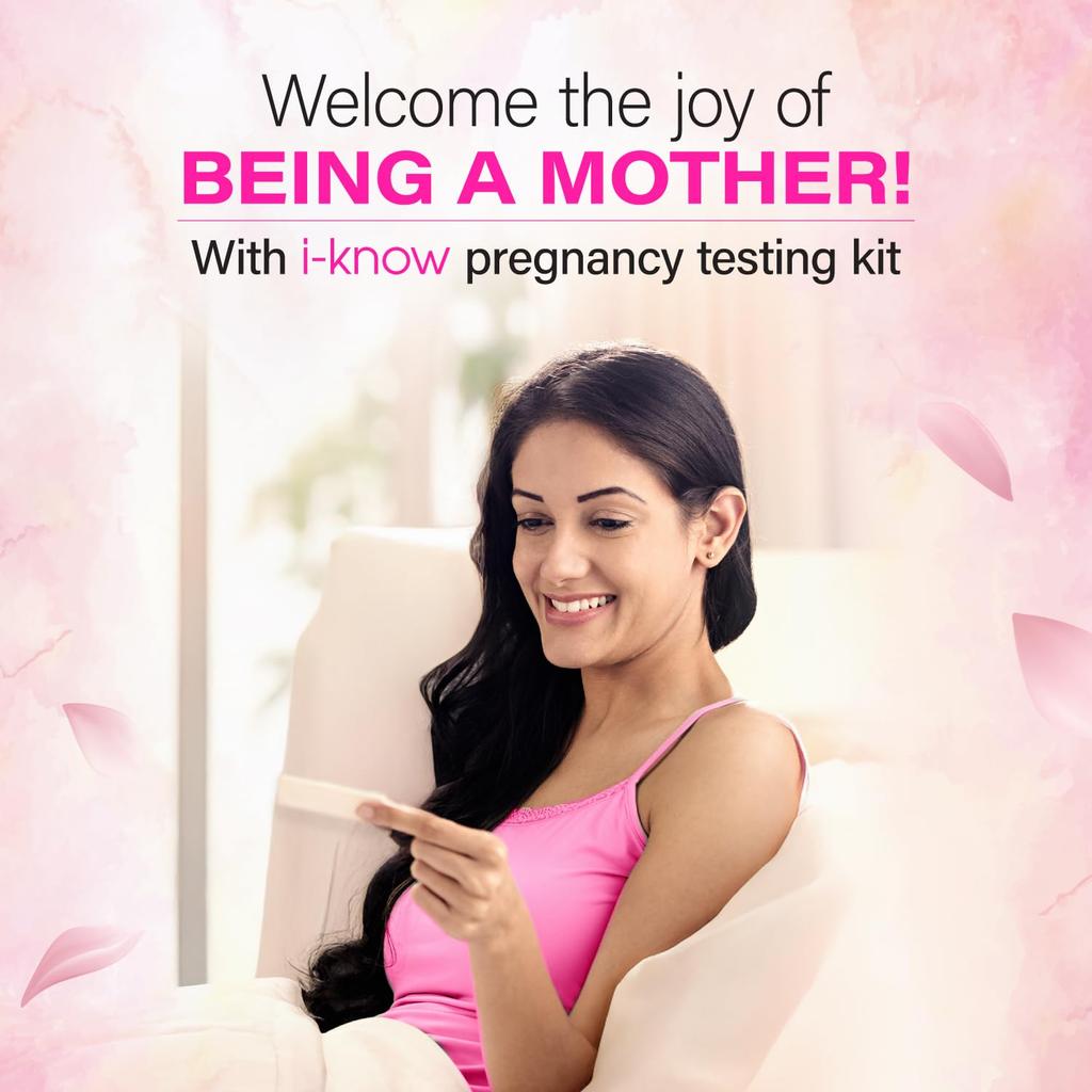 I Know Pregnancy Test Kit Pack of 3 99% Accurate 5 Min Home Urine HCG Hormone Detection