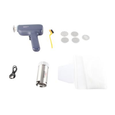 Электрическая машина для приготовления пасты 40 Вт 304 из нержавеющей стали, беспроводная ручная автоматическая машина для приготовления лапши, синяя