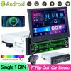 X-REAKO 1 Din Car Radio Carplay Android-Auto 7" HD Retractable Screen Multimedia Video Player Audio MP5 AM/FM Stereo NO DVD