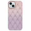 For iPhone 15 Case Rhinestone Decor Rubberized TPU Phone Cover