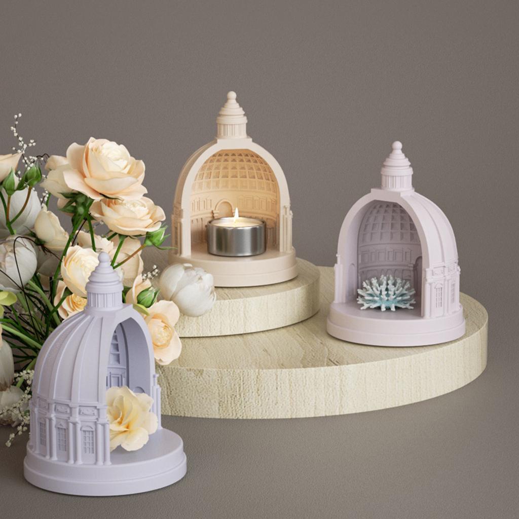 Multiple Size Castles Sturdy Silicone Mould Set Portable Accessory for Craft Supplies Candle Making Plaster Crafting