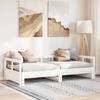 Daybed without Mattress White 90x200 cm Solid Pine Wood