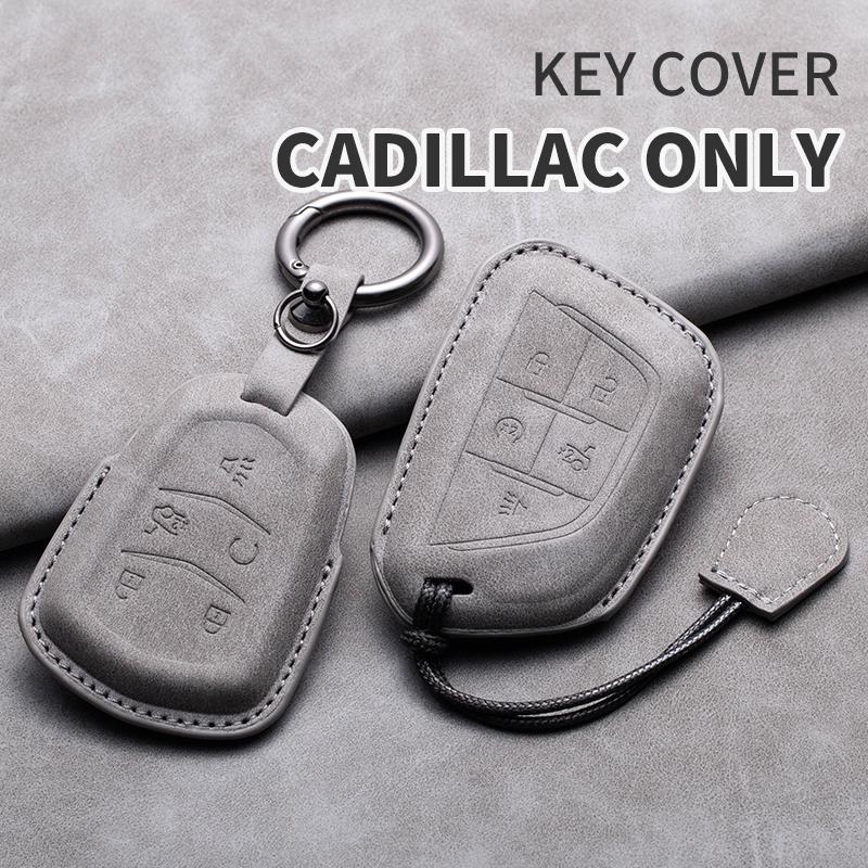 Новый чехол-накладка из овчины для автомобильного ключа-пульта для Cadillac ATS-L XTS XT5 CTS CT6 ATS 28T SRX Escalade 2015 Аксессуары для стайлинга