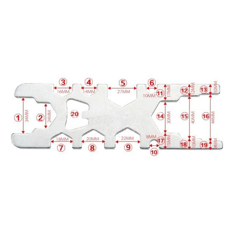 Практичный ключ для смесителя для ванной комнаты, насадка для душа и крепление для смесителя, толщина 3,5 мм, ключ для смесителя для душа
