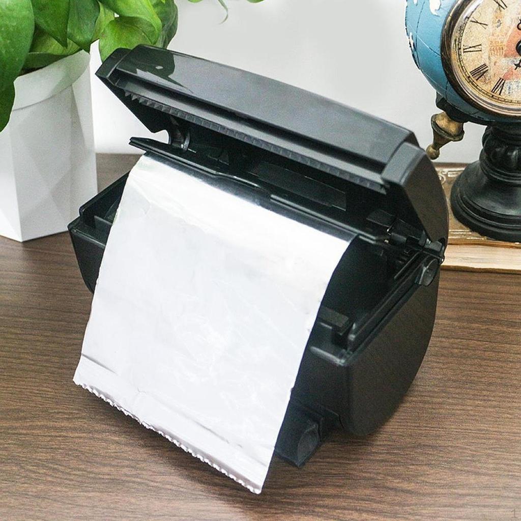 Диспенсер для фольги для волос с резаком 6,7x3,9x3,9 дюйма для маникюрных салонов, многоцелевой режущий инструмент