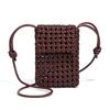 Fashionable Woven Phone Bag, Lightweight and Versatile, Hollowed-out Single-shoulder Small Bag, Versatile Crossbody Women's Bag
