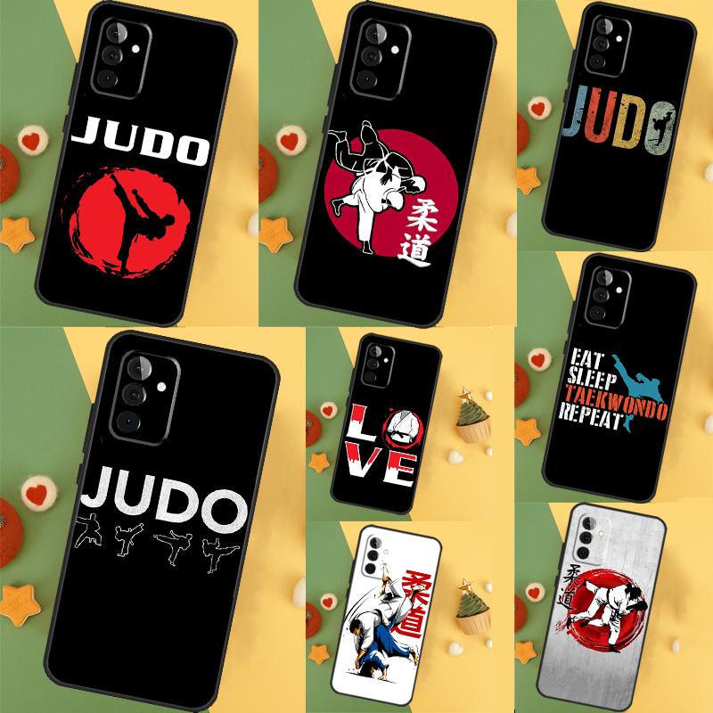 Чехол для Samsung Galaxy A54 A34 A14 A15 A35 A55 A52 A32 A12 A51 A71 A13 A23 A33 A53 с рисунком Дзюдо Тхэквондо Каратэ