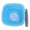 Mini Foldable Washer Mini Portable Bucket Washing Machine with Drain Pipe Adapter for Baby Clothes
