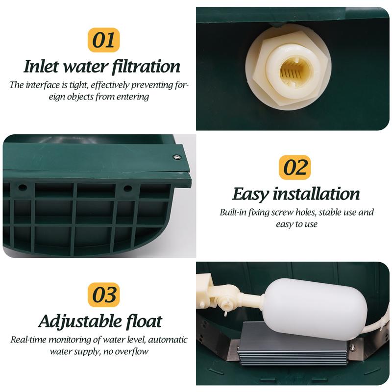 220 В Электрический Подогрев Поилка-Чаша Поплавковый Водопой для Лошадей Коз Собак Поилка Принадлежности Овцы Собаки Домашние животные Крупный рогатый скот поилка