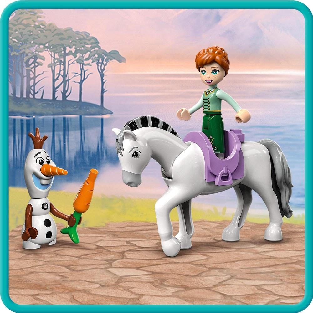 Конструктор LEGO Принцесса Анна и Олаф Веселый Замок, Игрушка-Конструктор, Подарок Замок для Девочек от 4 Лет