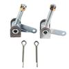 1 Pair M16 Front Steering Knuckles Right Left Steel Alloy Spindle Bracket Set Fit for 110cc 125cc 150cc 200cc 250cc Go
