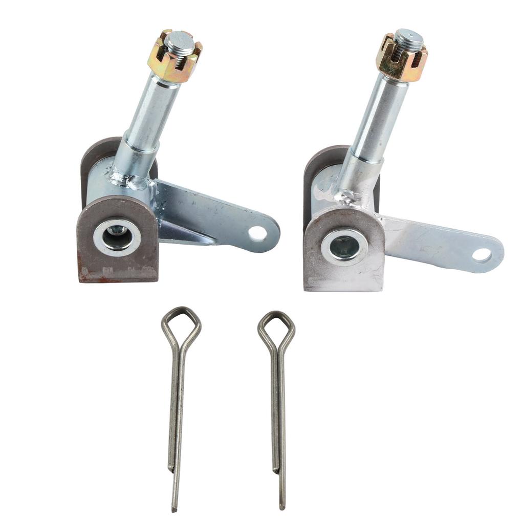 1 пара M16 передние поворотные кулаки правый левый комплект стальных сплавных кронштейнов шпинделей подходит для 110cc 125cc 150cc 200cc 250cc Go