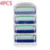 8Pcs High Quality Razor Blades Men Face Care 5 Layers Stainless Steel Manual Razor
