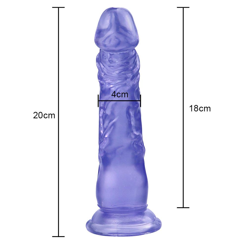 Женский TPE фаллоимитатор на присоске мастурбатор массажер влагалище для взрослых секс-игрушки