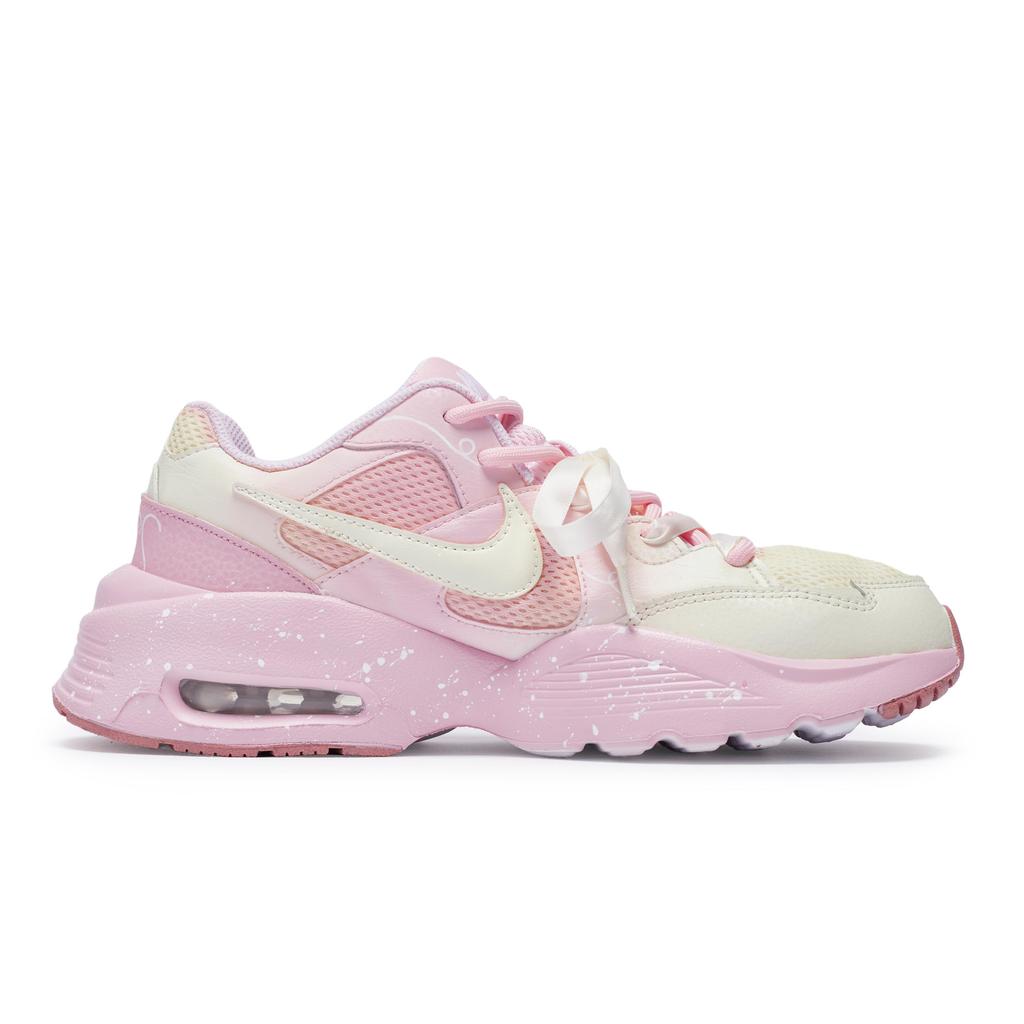 Nike Air Max Fusion Тканевые Нескользящие Износостойкие Низкие Марафонские Беговые Кроссовки Женские Цвет Заварного Крема CJ1671-107(Команда80-)