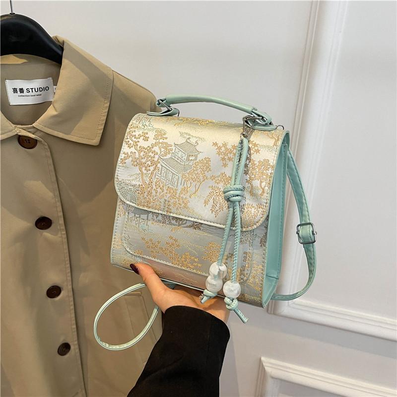 Новый летний простой школьный рюкзак в китайском стиле для студентов, модный рюкзак для женщин, ручной дорожный рюкзак