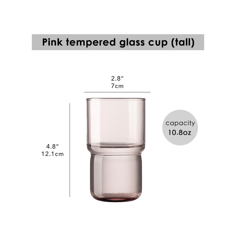 Стеклянные стаканы для лонг-дринков, цветные стаканы для питья, цветные стаканы, закаленное стекло для сока, напитков, пива, коктейлей