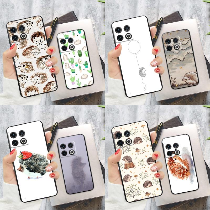 Hedgehog and Balloon Case For OnePlus Nord CE 4 2 3 Lite N20 N30 9 10 Pro 8T 9RT 10T 10R 12R 13R 11 12 13 Cover