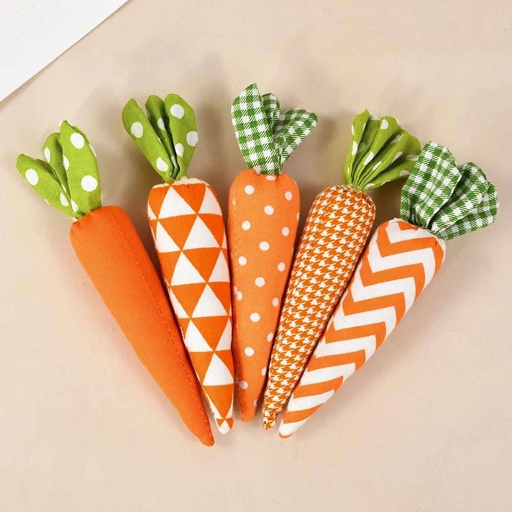 Soft Fabric Artificial Carrot Toy High Quality Fabric Carrot Decorations Photo Props