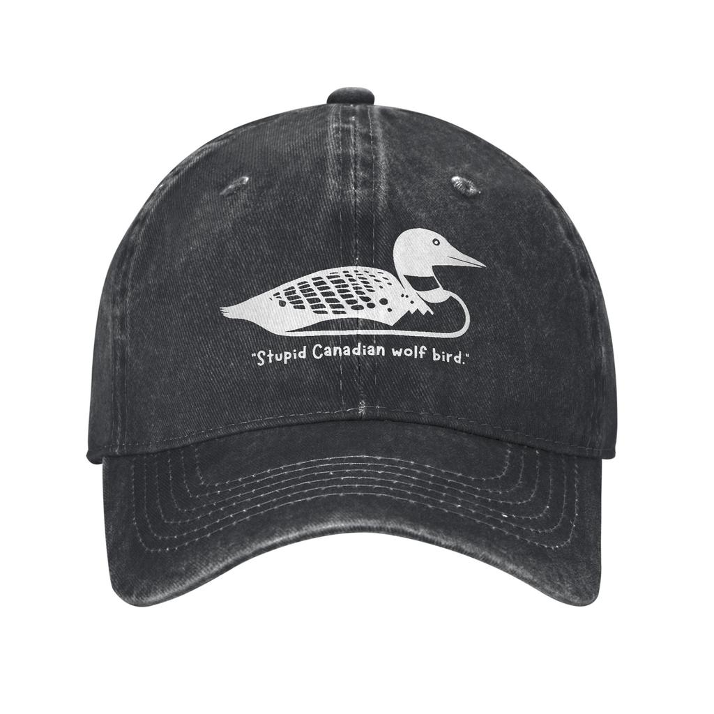 Heated Rivalry Loon Baseball Cap Casual Distressed Denim Washed Snapback Cap Unisex Outdoor Workouts Gift Caps Hat