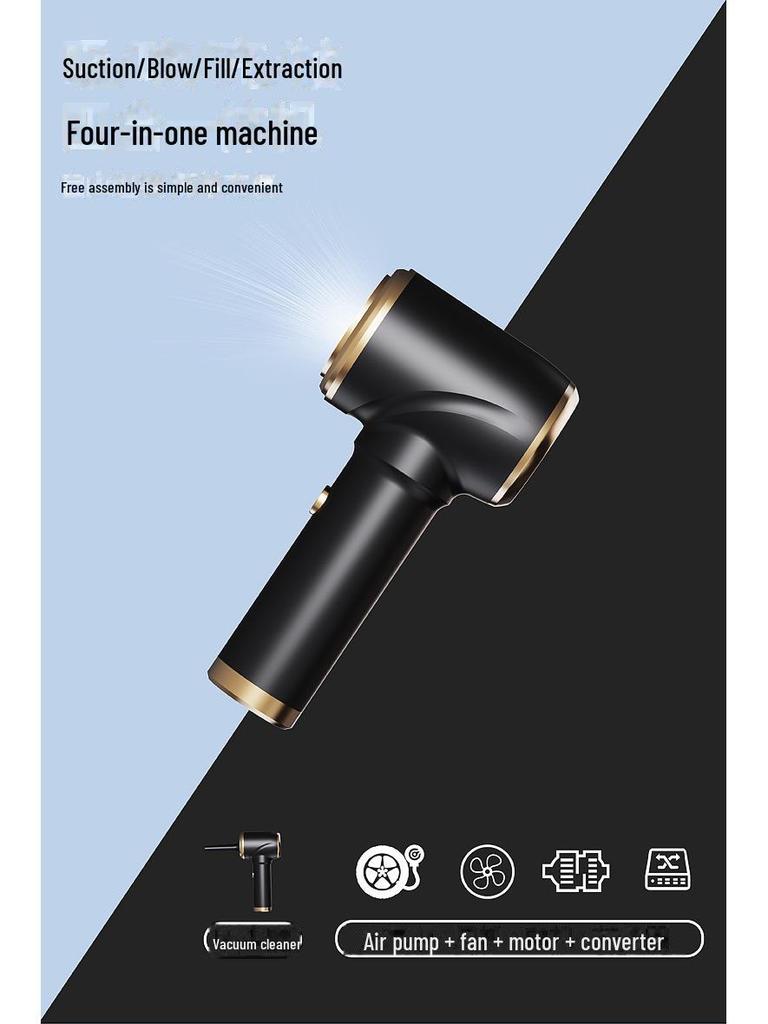 Мощный беспроводной ручной пылесос: 3-в-1, мощное всасывание, выдув сзади, для дома и автомобиля