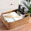 Seagrass Rectangular Storage Basket Desk Organizer Kitchen Bedroom Small To Extra Large Size Rustic Farmhouse Style